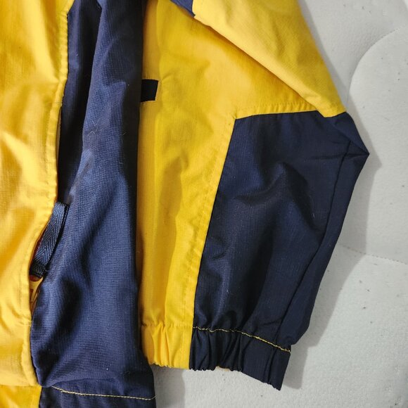 Chaps 1/4 Zip Jacket Men's Size Med. with Roll Away Hood Pockets Toggle Waist - Picture 3 of 16